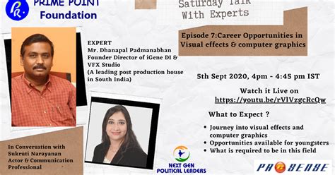 Career opportunities in visual effects and computer graphics - Dhanapal ...