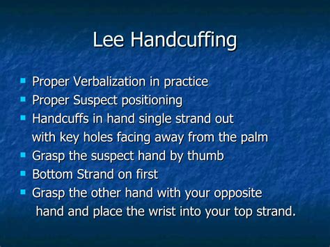 Image result for Handcuffing Tutorial