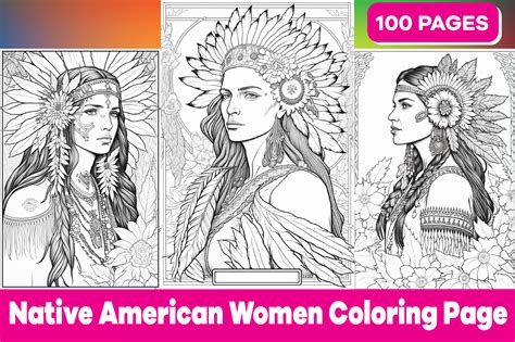 Native American Women Coloring Pages-100 Afbeelding door Kohinoor ...