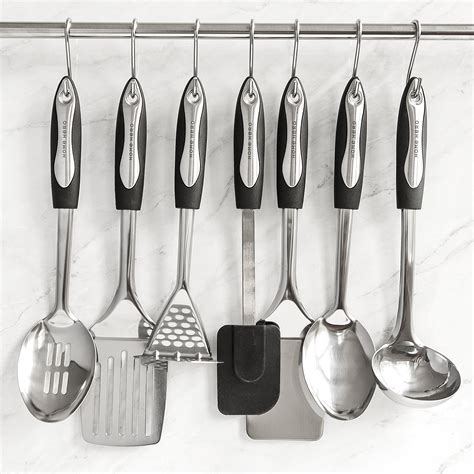 Stainless Steel Kitchen Utensil Set 25 Cooking Utensils Nonstick ...