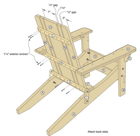 13 PDF Adirondack chair plans and templates ~ Any Wood Plan