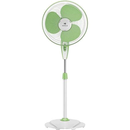Buy Havells Gatik Neo 400mm Pedestal Fan (White Green) Online at Low ...