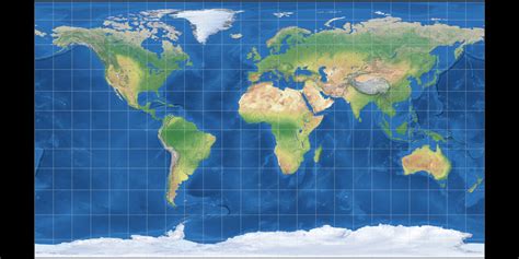 Image result for How Does Cylindrical Map Projection Work