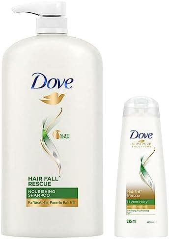 Dove Hair Fall Rescue Shampoo 1 L, & Dove Hair Fall Rescue Conditioner ...