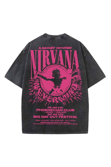 Nirvana Designed Oversized T-shirt – Iconicmunk