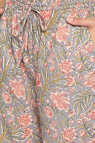 Buy RAJMANDIRFABRICS Women's Pure Cotton Floral Print Night Suit Top ...