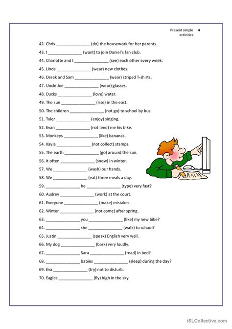 Image result for Fun Activities to Practice Simple Present