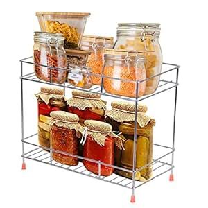 AB99 COLLECTION Two Tier Stainless Steel 99% Free Rusted Storage Rack ...