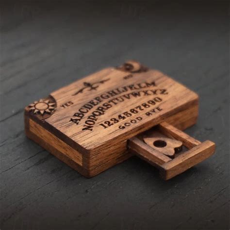 Miniature Spirit Board with Drawer Ouija Board,Wooden Ouija Boards ...
