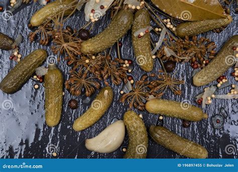 Extra Fine Cornichons - Minuscule Sour French Pickles on Natural Stone ...