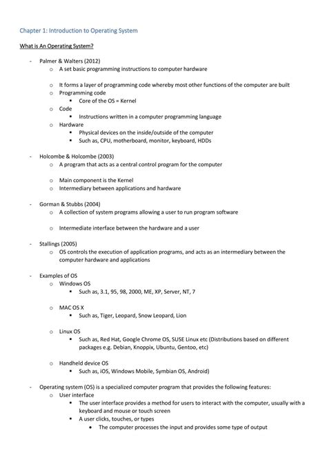 Image result for OS Study Points