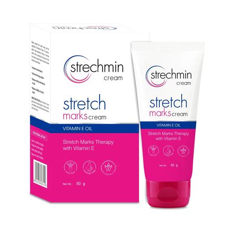 Strechmin Stretch Mark Cream for Women with Vitamin E (50g) - Helps to ...