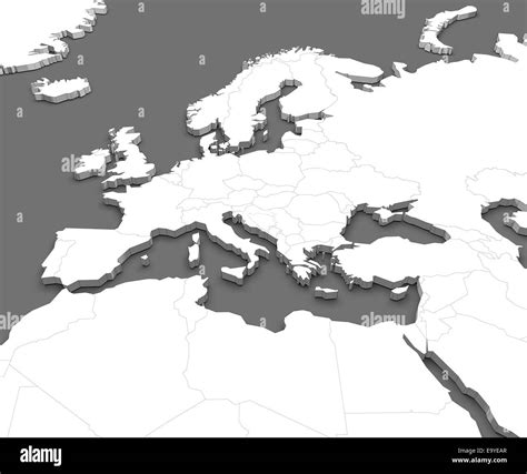 North europe map hi-res stock photography and images - Alamy