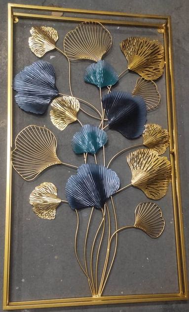 RAVISHING GOLDEN RECTANGULAR METAL WALL DECOR – SUREKH DECOR