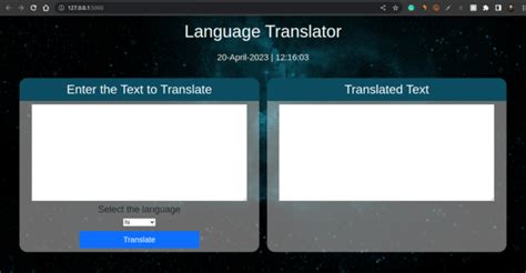Language Translator Project Using Python 的图像结果