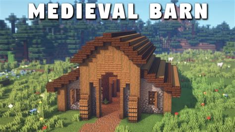 Image result for Minecraft Medieval Barn Tutorial