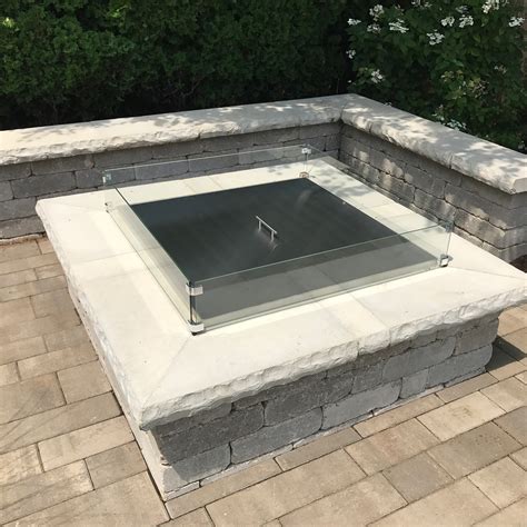 Fire Pit Covers Square Fire Pit Cover | Square Wood Burning Hiland
