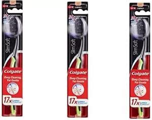Colgate Adult 360 Slimsoft Deep Cleaning, Yet Gentle + Charcoal ...