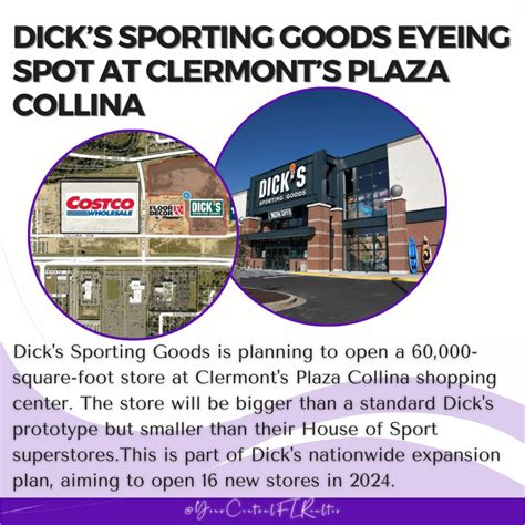 Dick's Sporting Goods Targets Clermont's Plaza Collina for New Store | Ashley Pun