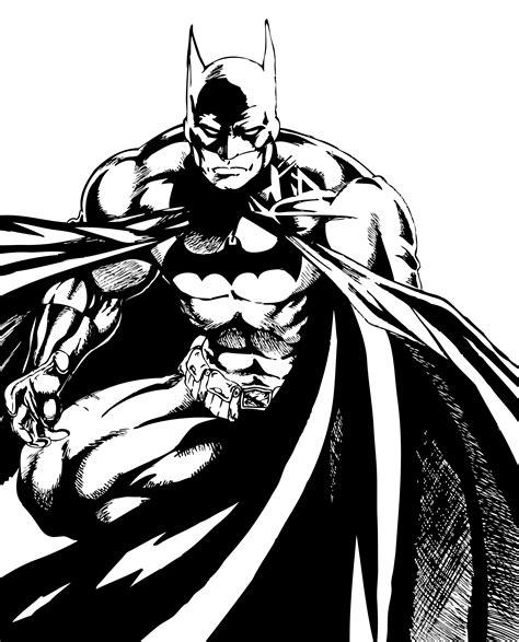 Superhero PNG Black And White Transparent Superhero Black And White.PNG ...