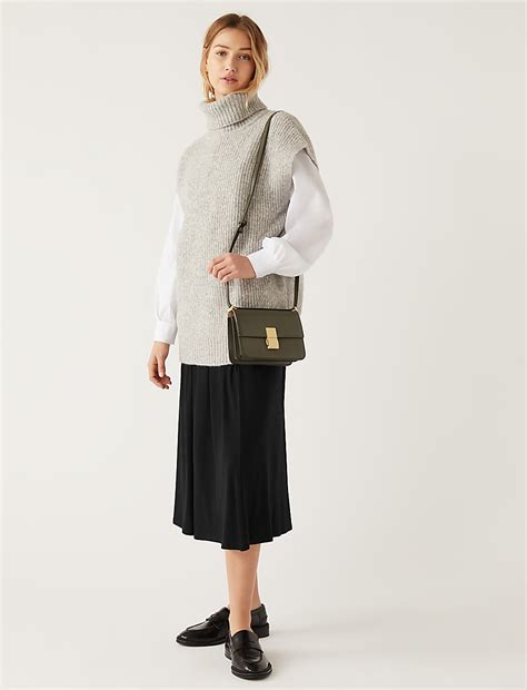 Buy Jersey Midi Circle Skirt at Marks & Spencer