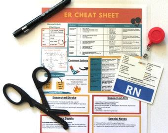 ER Nursing | Nursing Cheat Sheets | Nursing School | Nurse Gift ...