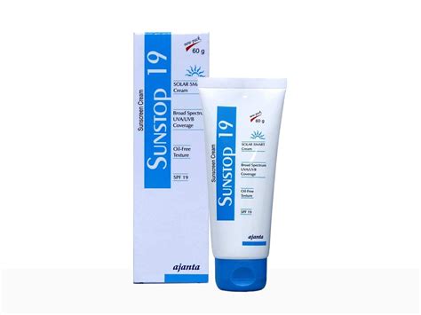 Sunstop spf 19 sunscreen Cream pack of 1 : Amazon.in: Beauty