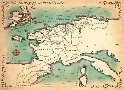 Broken Empire Map from King of Thorns