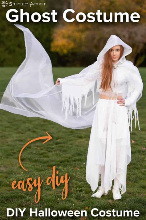 Diy ghost costume how to make a stunning ghost halloween costume - Artofit