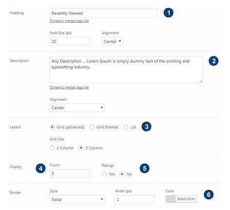 Recently Viewed Pages 的图像结果