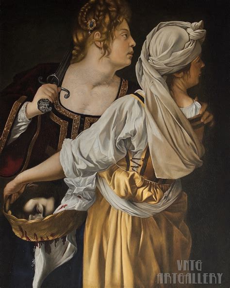 Artemisia Gentileschi : Judith With Her Maidservant 1615 Canvas Gallery ...
