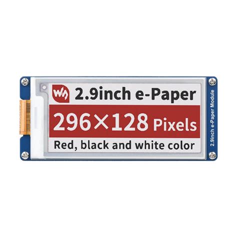 2.9inch E-Paper E-Ink Display Module – ThinkRobotics.com