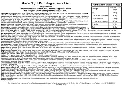Movie Night Hamper Box from The Bundle Hut: Includes 50+ Items, Perfect ...