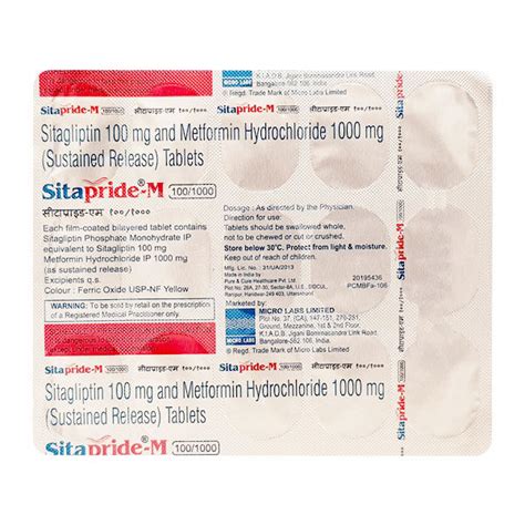 Sitapride M 100/1000 Tablet | Uses, Side Effects, Price | Apollo Pharmacy