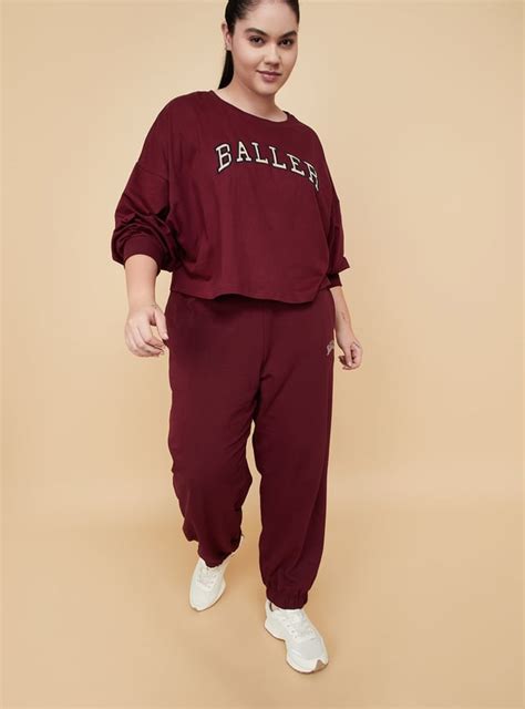 Buy Women Applique Boxy Fit Sports T-shirt Online at just Rs. 599.0 ...