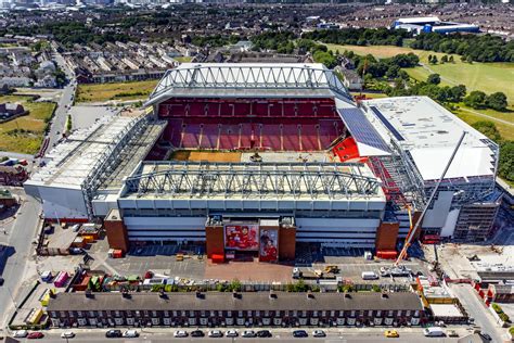 Liverpool face reduced capacity at Anfield due to new stand delay - The Athletic