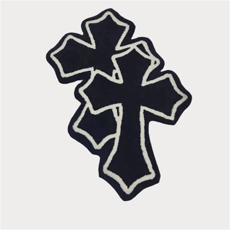 Chrome Hearts Rug – Custom Crosses | Cross designs, Rug making, Custom rugs