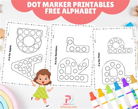 Free Dot Marker Printables Letters