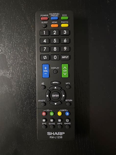 Image result for Sharp TV Remote Control