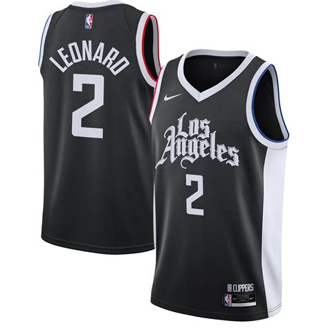 Men's Nike Kawhi Leonard Black LA Clippers 2020/21 - Swingman Jersey ...