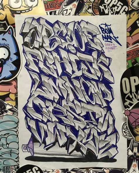 Graffiti Alphabet Wildstyle