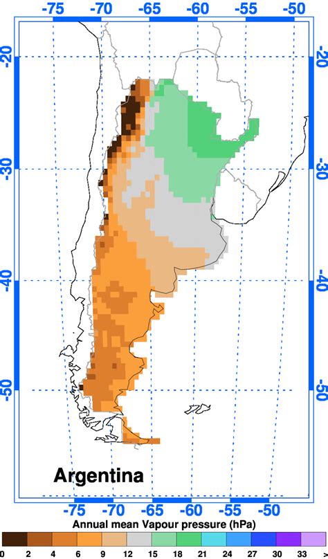 Argentina Climate Map