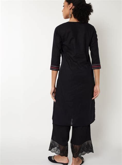 Buy Women Embroidered Straight Kurta Online at just Rs. 699.0 ...