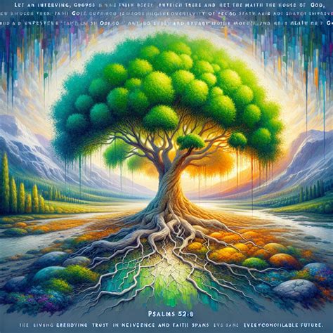 What does Psalms 52:8 mean? | Bible Art