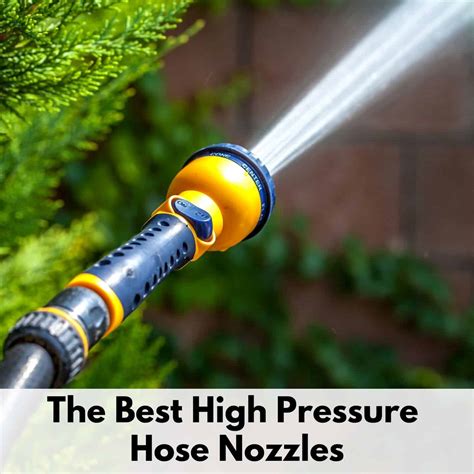 Garden Hose Nozzles Heavy Duty Rotating High Pressure Spray Nozzle For ...