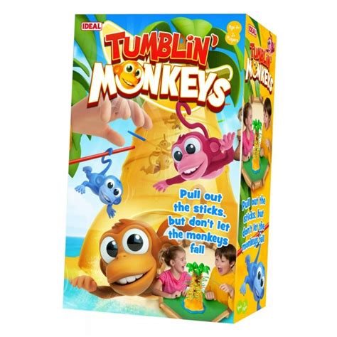 Buy Ideal Tumblin' Monkeys Fun Exciting Party Board Game For Kids ...