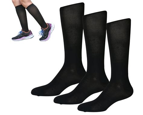 Medias de compresion mujer 15-20 mmhg , altura abajo de la Rodilla, perfectas para ejercicio ...