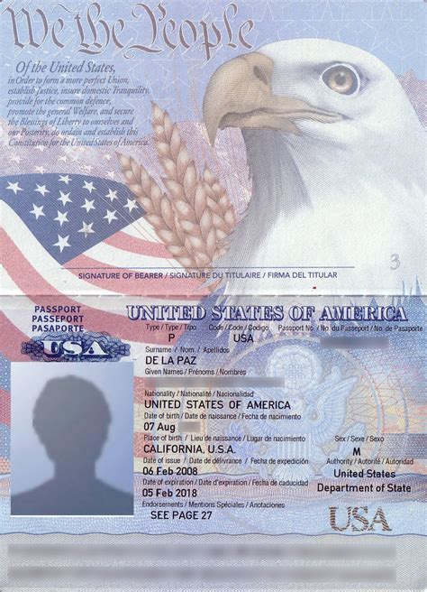 Bildergebnis für passport united states of america