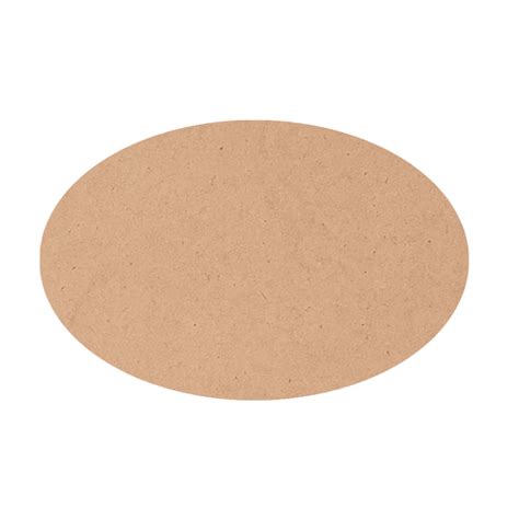 MDF Plain Oval Shape – Adinath Creations