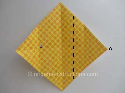 Origami Square Star Box Folding Instructions